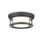 Z-Lite Willow 2 Light Flush Mount, Bronze & Inner White and Outer Clear 426F12-BRZ - alternate 1